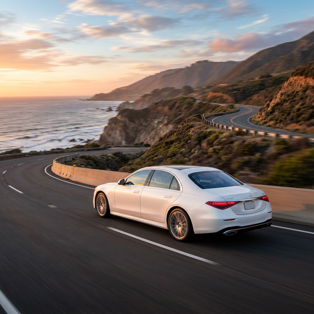 White Premium Sedan